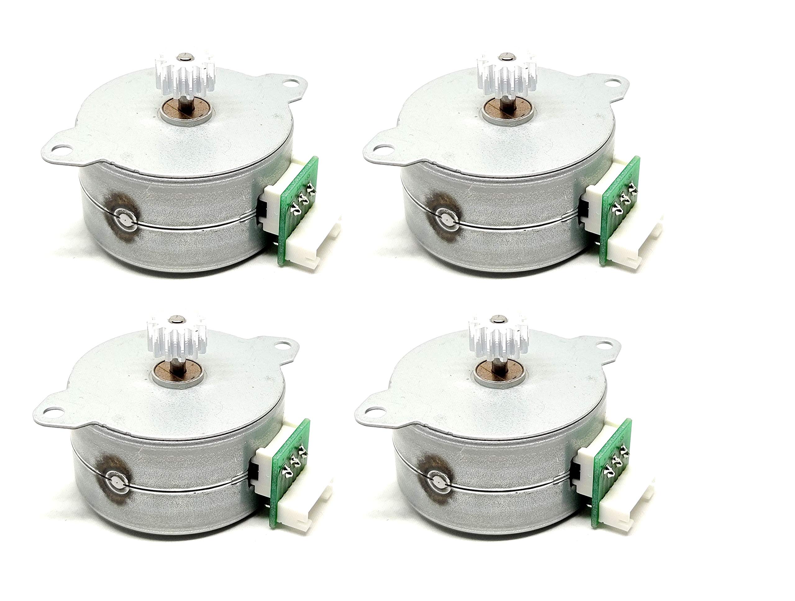 INVENTO 4Pcs DC Stepper Motor 42mm 3.5kg-cm 2 Phase 4 Wire Micro Stepping Motor with 12 teeth Gear for DIY Projects (B07YQZJS4B) Amazon Price History, Amazon Price Tracker