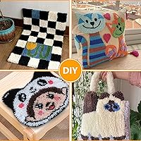 Vista 6 de Paño primario de 82 pulgadas con líneas marcadas Monks Premium Monks tela de costura para pistola de acolchonamiento, punzón de alfombra, aguja