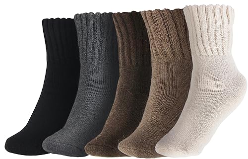 BenSorts Women's Winter Boots Socks Thick Warm Cozy Crew Socks