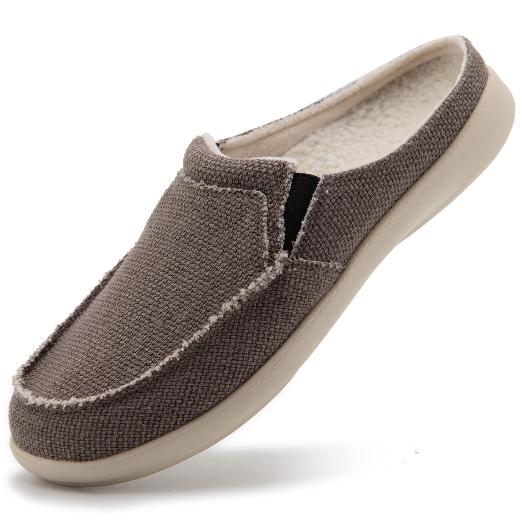 ADAX Men's Plantar Fasciitis & Pain Relief Orthotic Slippers with Arch Support (Size:US 7-US 14)