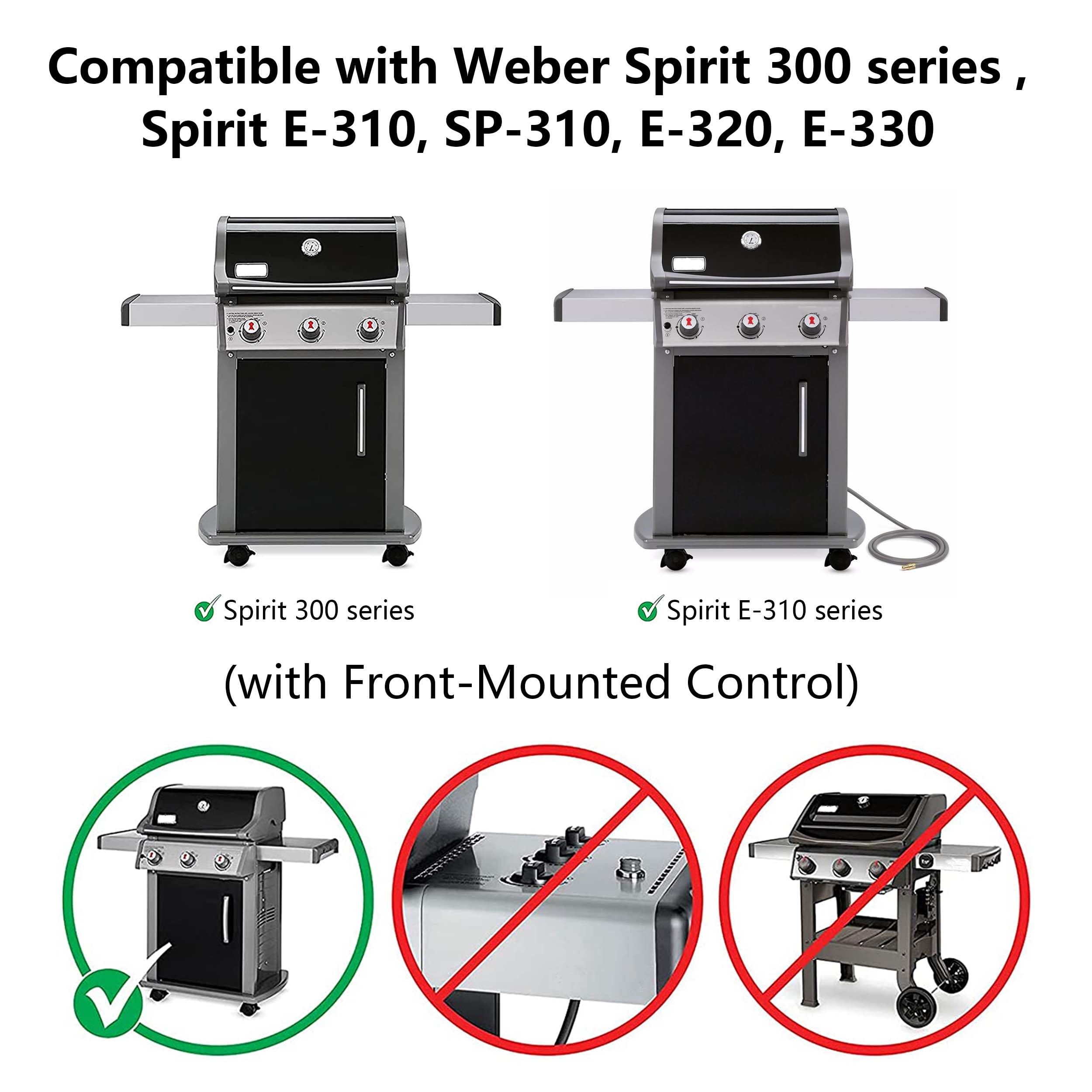 Barre Aromatizzanti Per Weber Spirit 300 - Smalto Porcellanato, 38.9 Cm - Foto 10