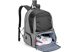 DSLEAF Tennis Backpack for 2 Rackets, Perfect for Your Racketball Essentials