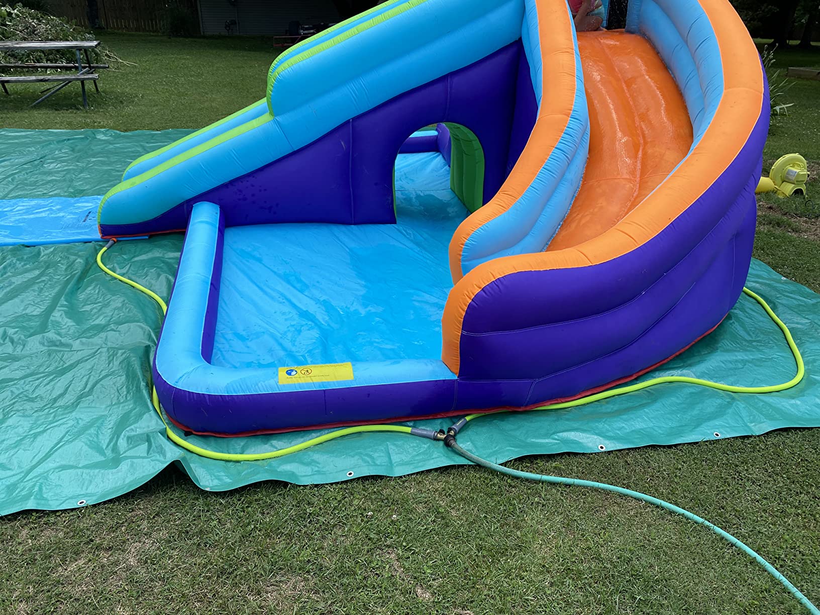 44/mo Finance AirMyFun Inflatable Waterslide, Kids Bounce House with