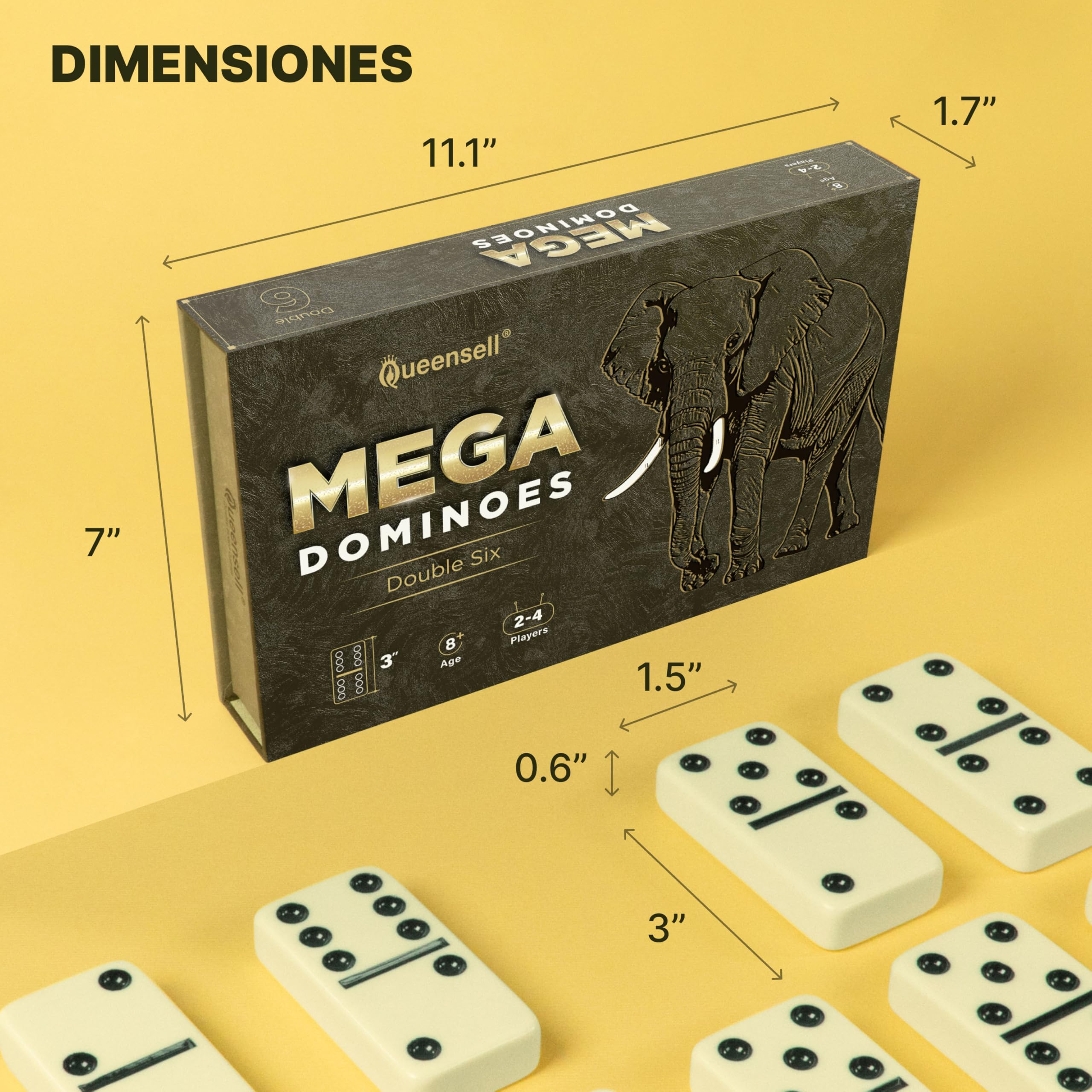 Mega Dominó doble 6