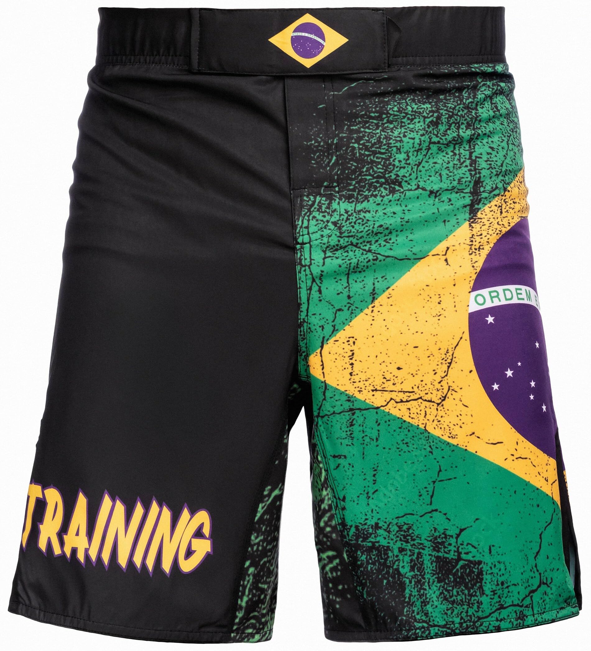 HARDCORE TRAINING Pantalones Cortos Hombre MMA Shorts de Entrenamiento para BJJ Boxeo Grappling Fitness No Gi