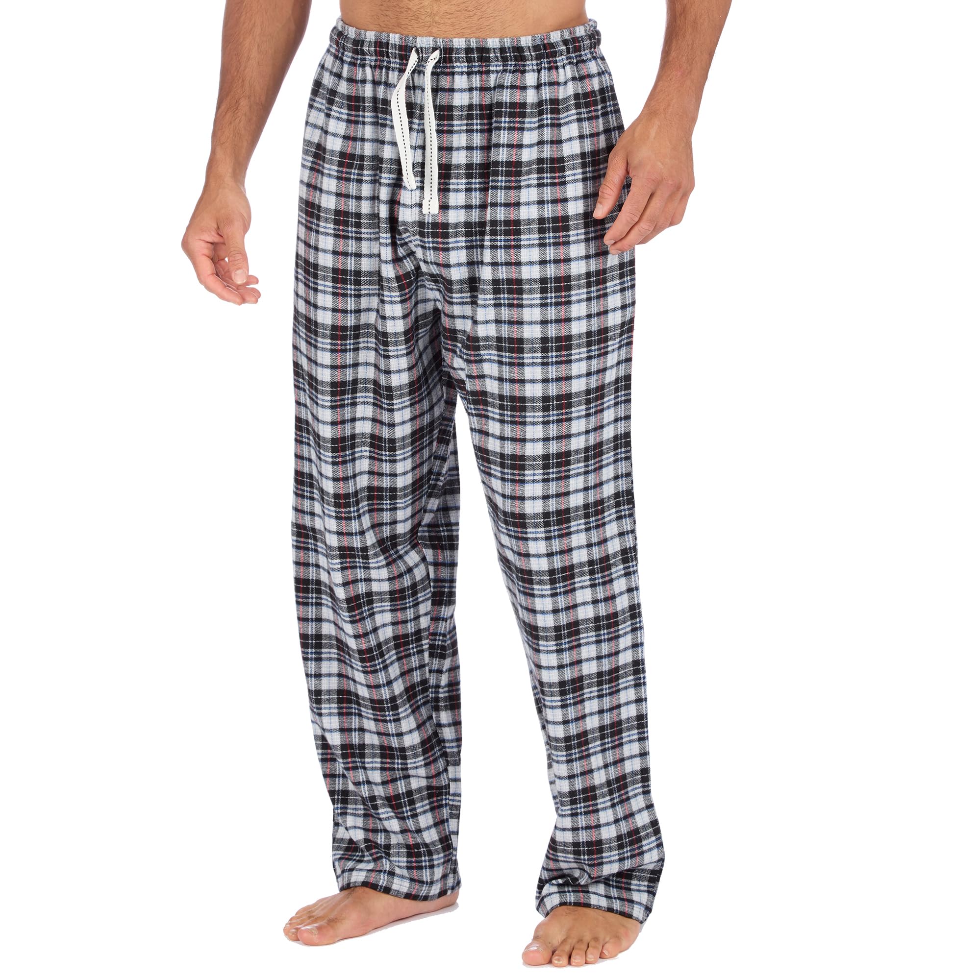 Undercover lingerie Mens Flannel Lounge Pants 31B2221 Black Check Small