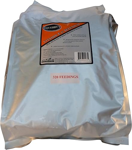 Miniatura 6 de Equerry's Vitamina E y selenio 1 oz. Proporciona 2000 UI de vitamina E y 2 mg de selenio orgánico, 5 libras.