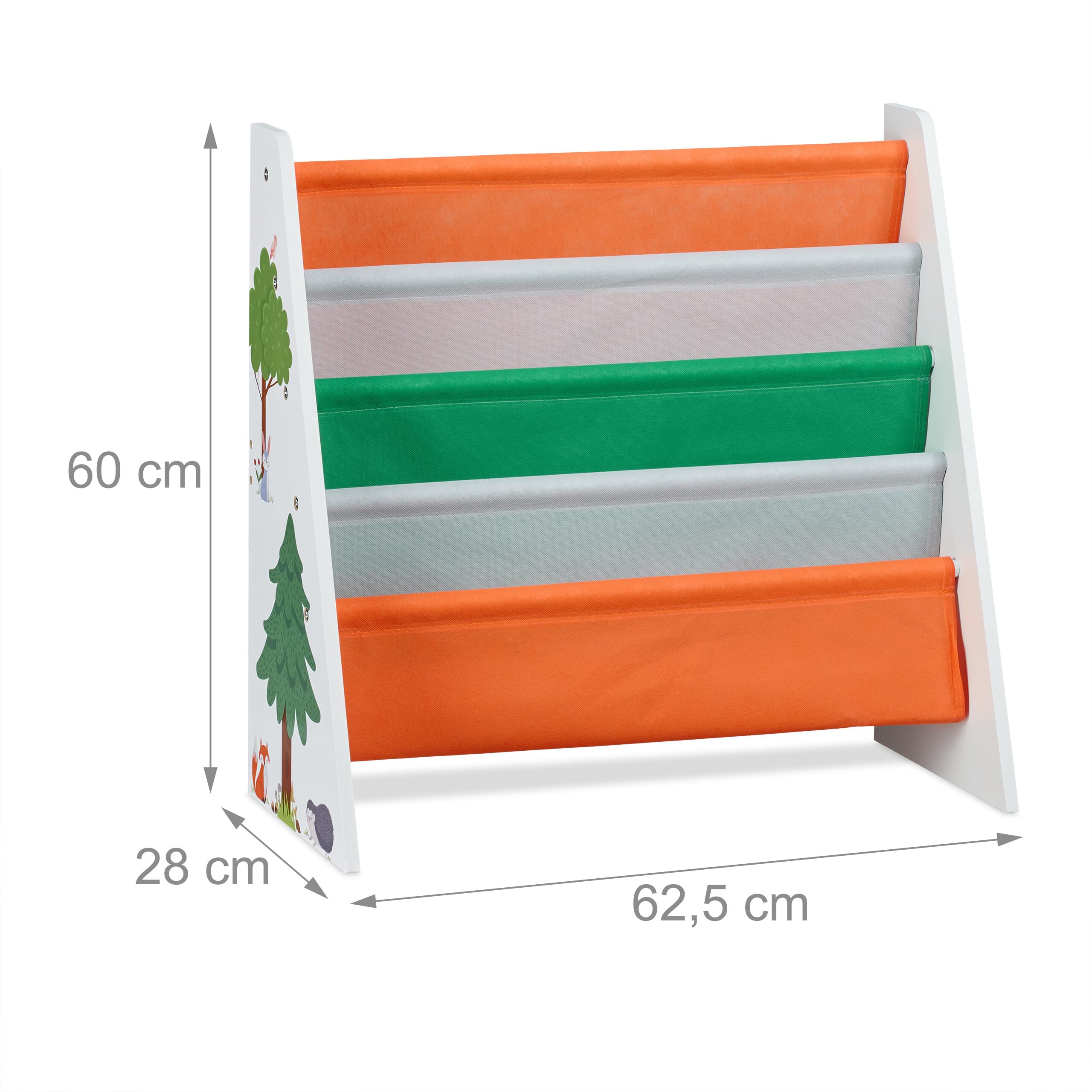 Boekenkast kinderen voor de kinderkamer - Modern design - 100% ECO