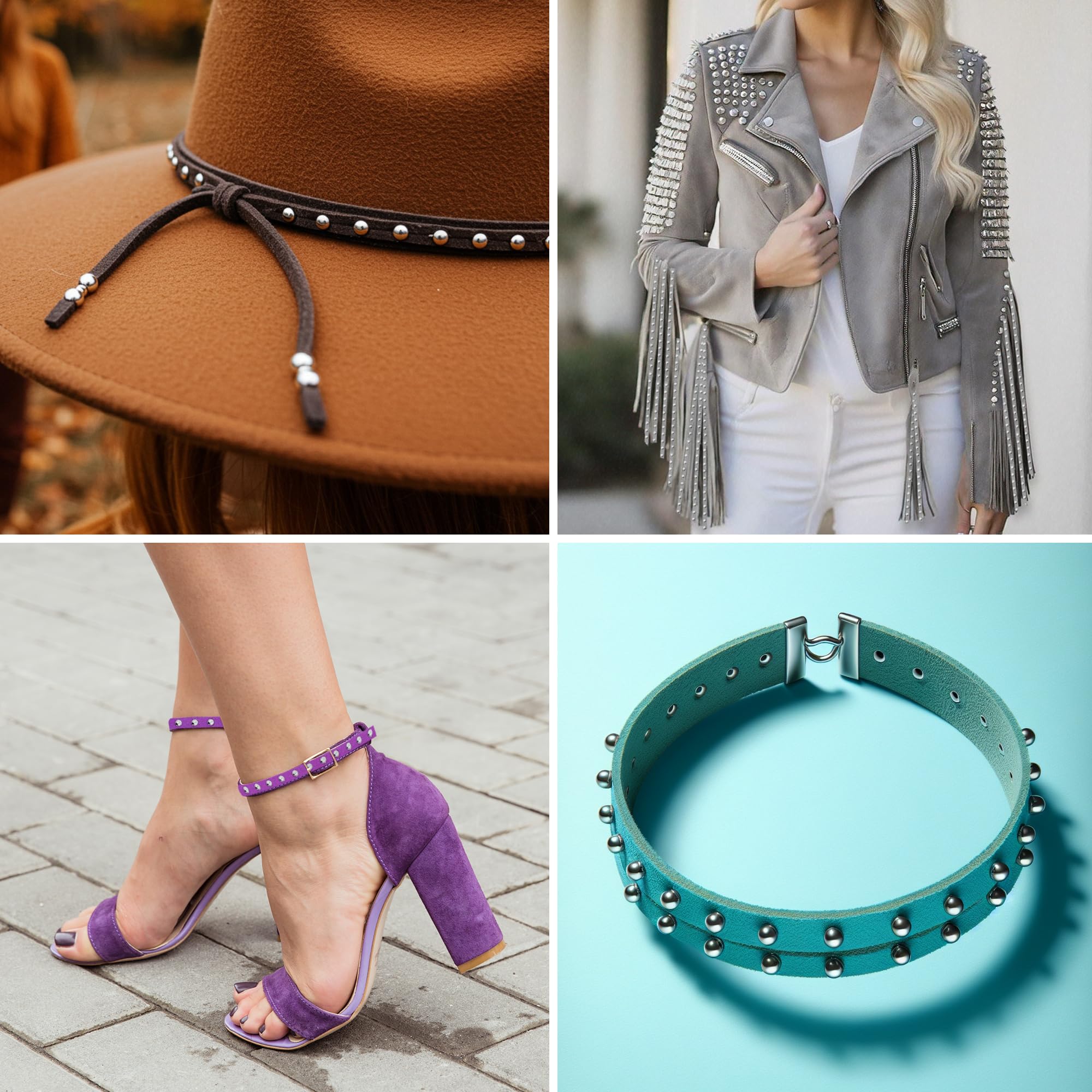 Stylish Blue Denim with Silver Leather with Strips and Silver Bead Cruz Denim Bracelet, Sterling Silver | Men main image 4