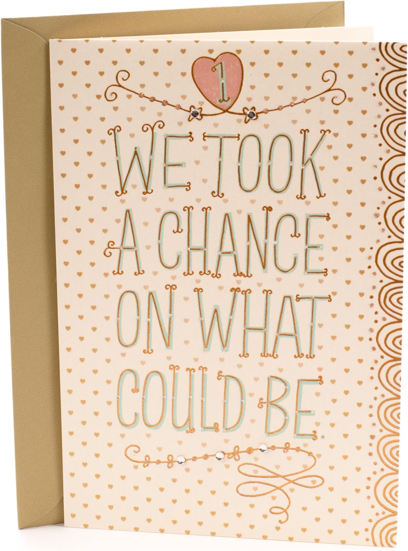 First Anniversary Greeting Card (Chance on What Could Be) - 599RZB1026