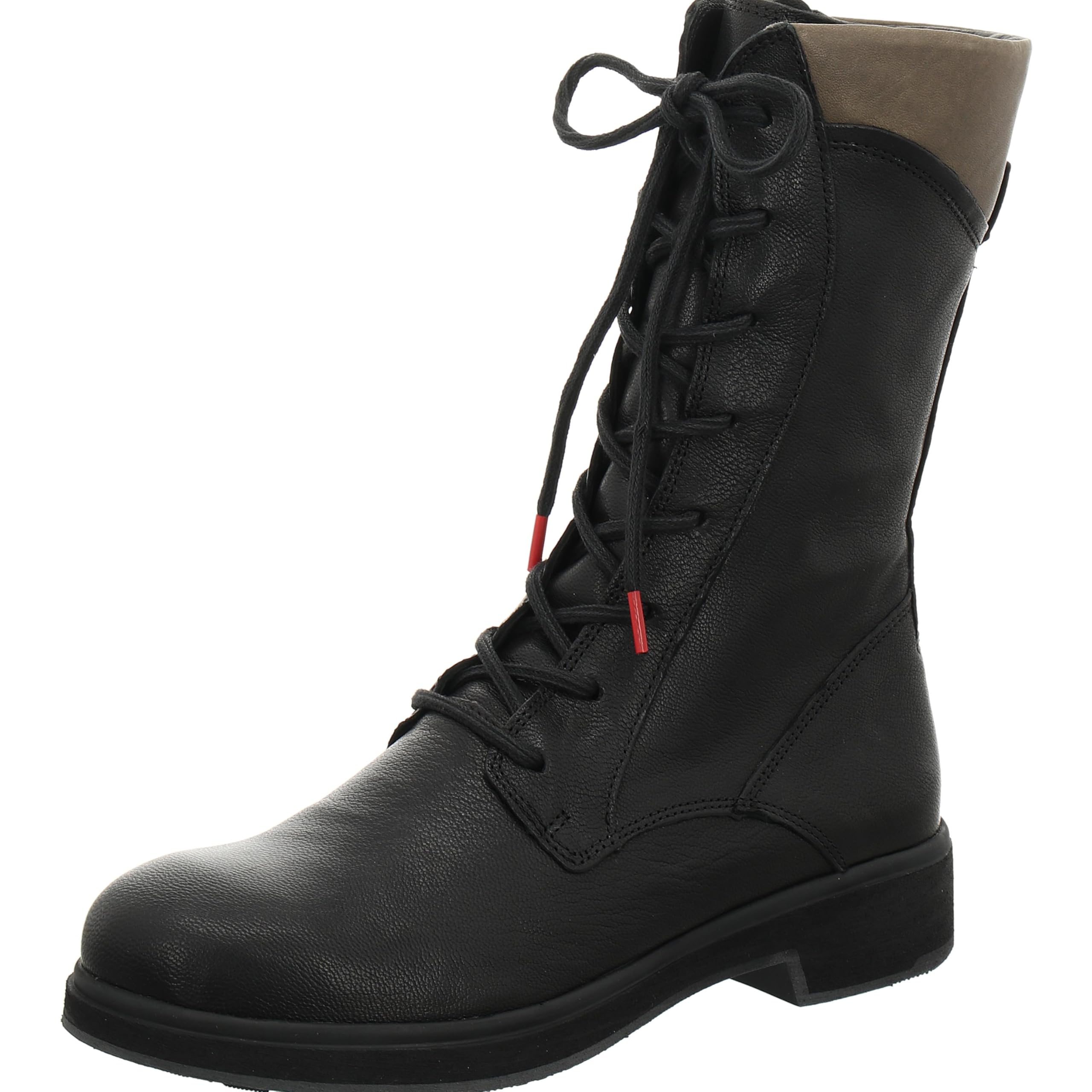 THINK! Women's Cogita Chrome-Free Tanned Sustainable Ankle Boots, 0000 Black Estate, 3.5 UK