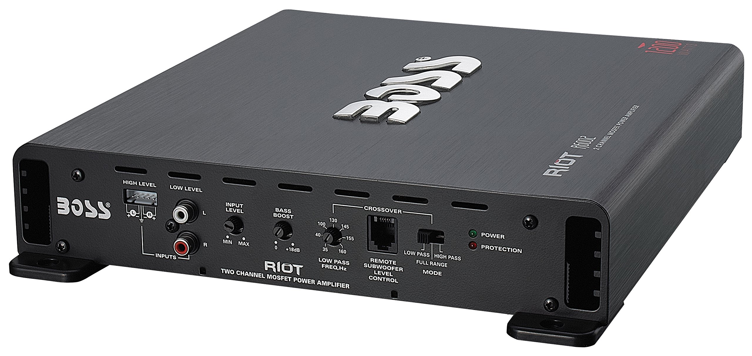 BOSS Audio Systems R6002 Riot Series Car Audio Stereo Amplifier 1200