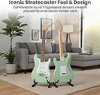 Vista 4 de Paquete Fender Squier Affinity Stratocaster Edición Limitada con amplificador Frontman 10G, estuche, cable de instrumento, correa, púas y DVD