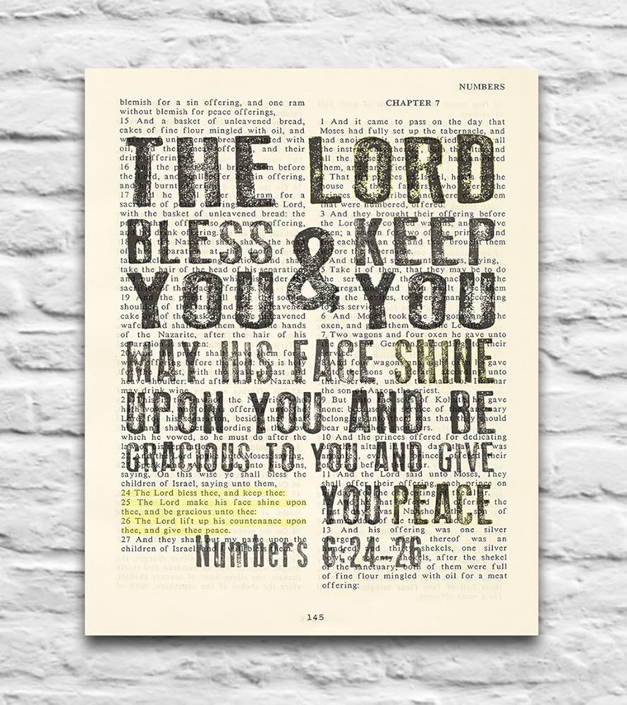 Amazon.com: The Lord Bless You and Keep You - Numbers 6:24