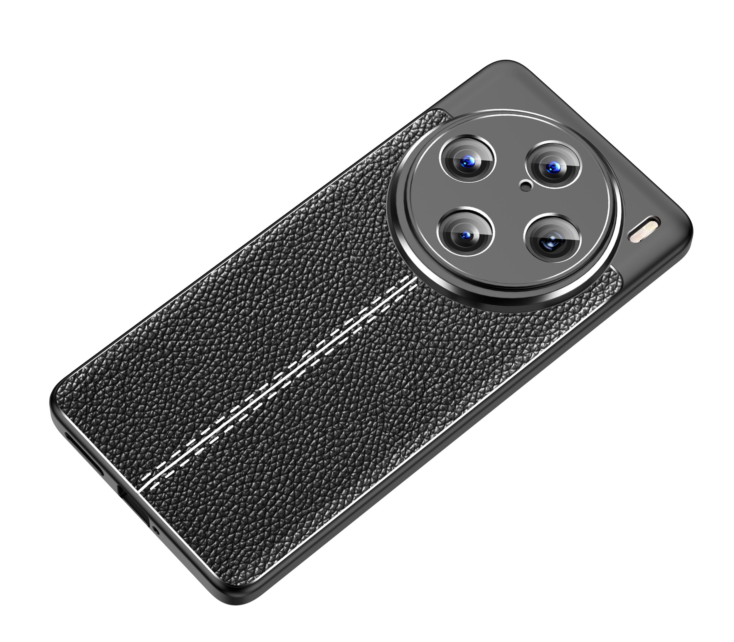 RankOne Custodia Morbida In Silicone TPU Per Vivo X100 Pro (6.78 Pollici) - Blu Zaffiro - Antigraffio E Anticaduta