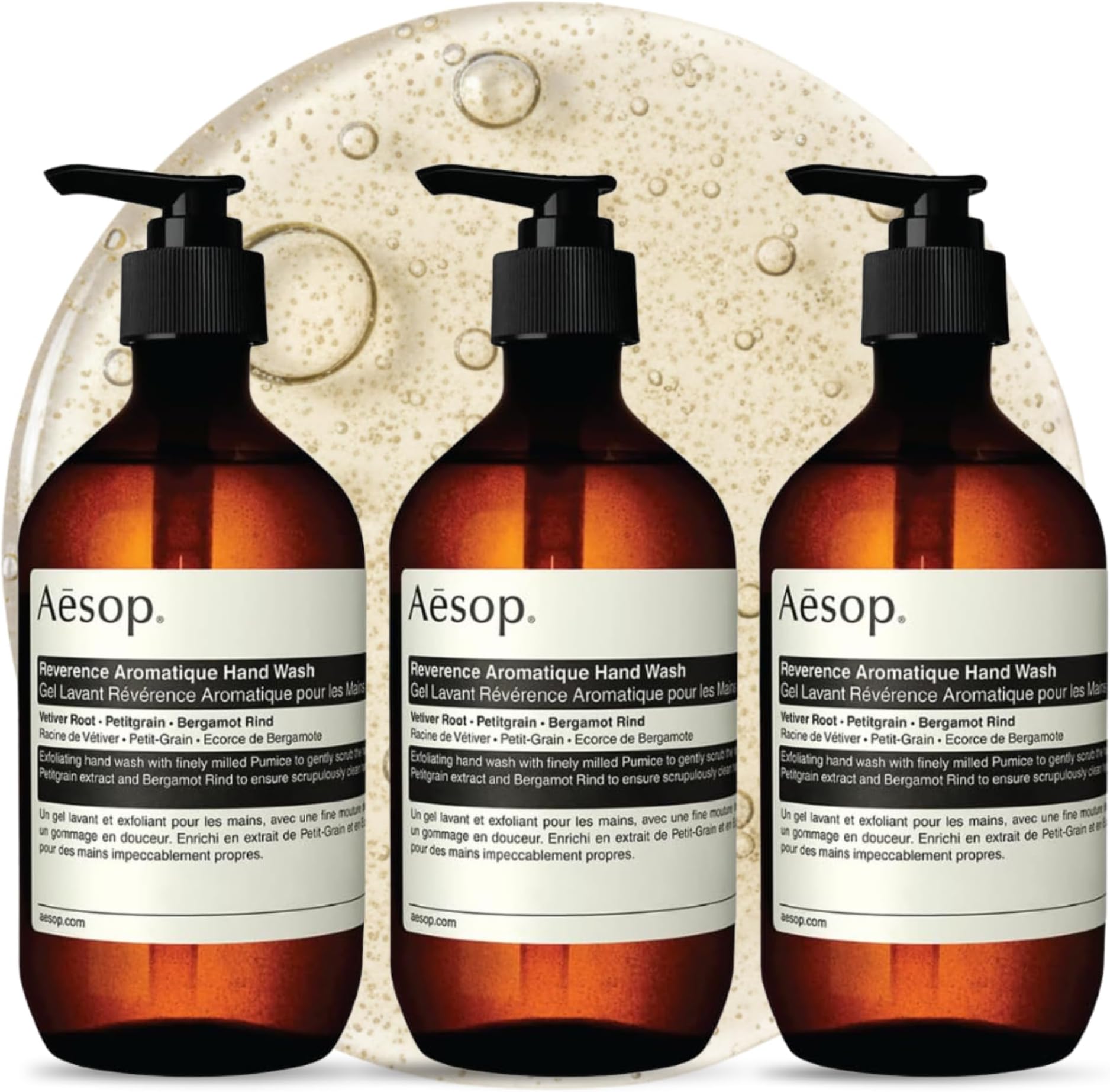 Reverence Aromatique Hand Wash Refill | Cleanse and Exfoliate the Hands | With Botanical Extracts And Finely Milled Pumice |