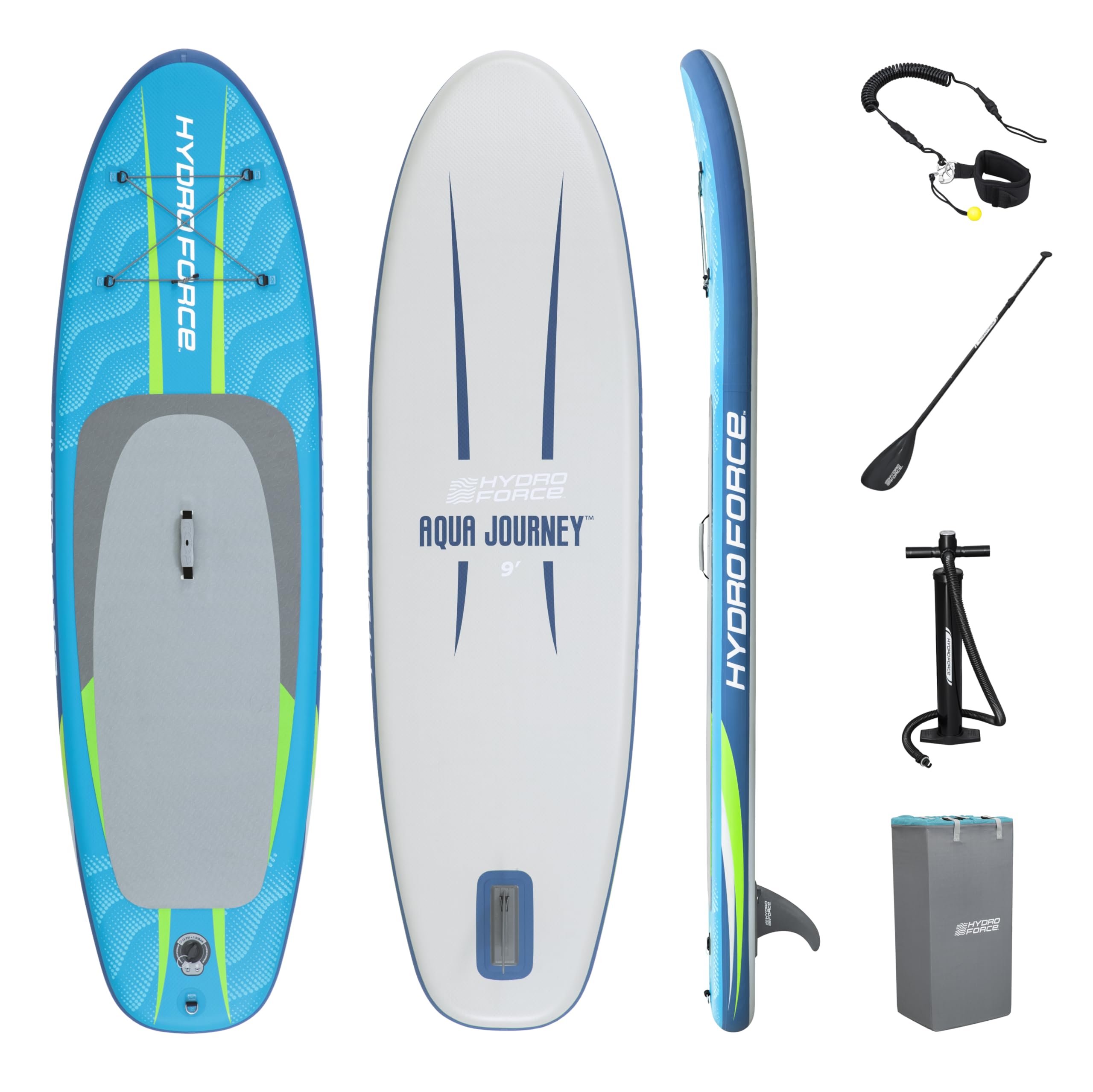 Bestway 6532A Set da SUP Hydro Force Aqua Journey 2,74 m, azzurro