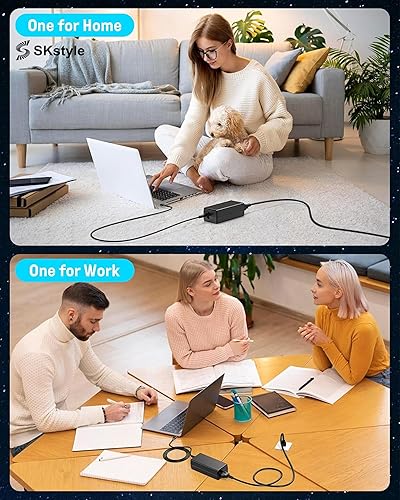 Miniatura 7 de 45W USB C Laptop Charger Replacement for HP Chromebook 14 13 11 G5, Envy x360, Spectre x360 13 15, EliteBook 840 G3 G5-8.8FT Type C Fast Charging