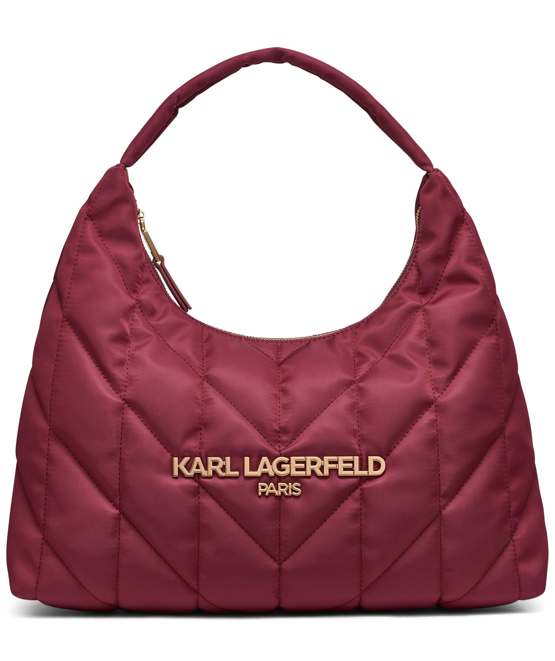 KARL LAGERFELD womens Voyage Hobo Bag With Logo