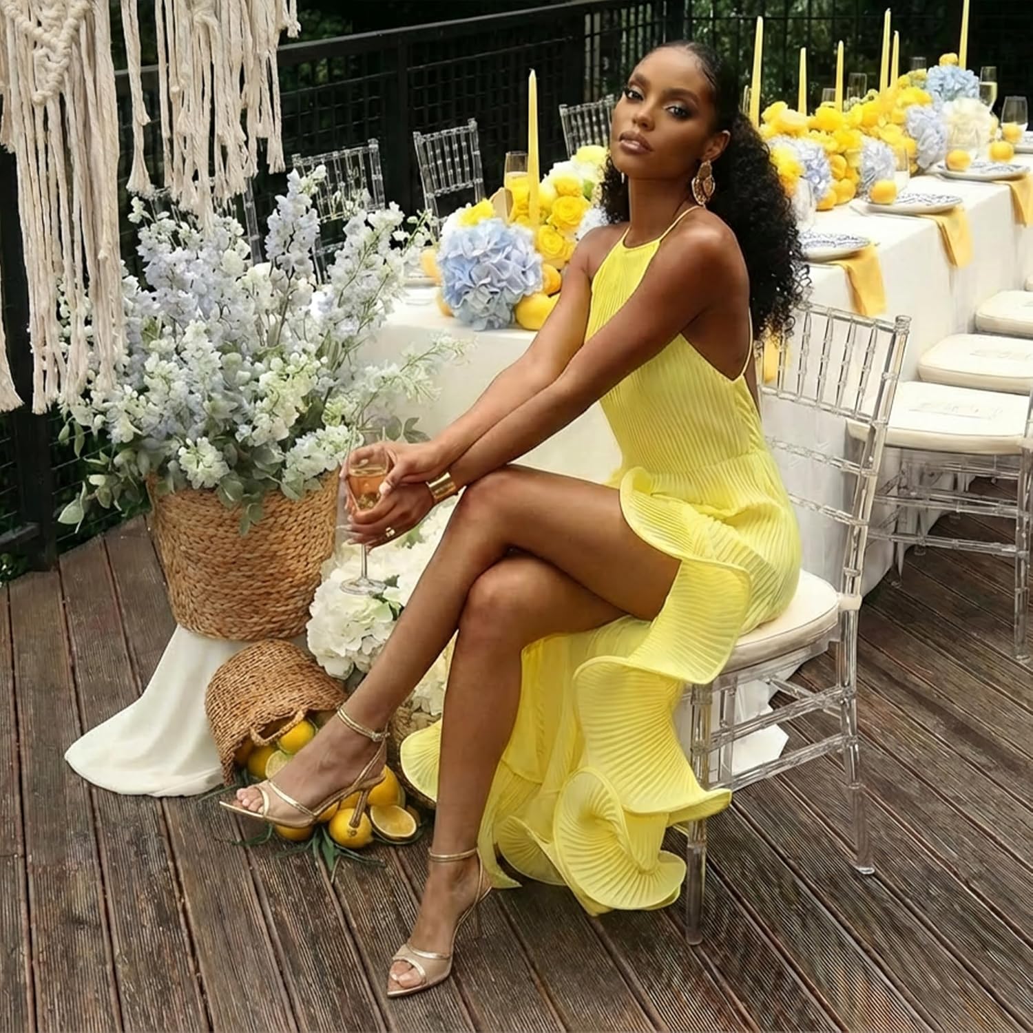 Mesh High Heels Womens Strappy Sandals Wedding Bride Dressy Shoes Pointed Toe Ankle Strap Sandals - Image 2