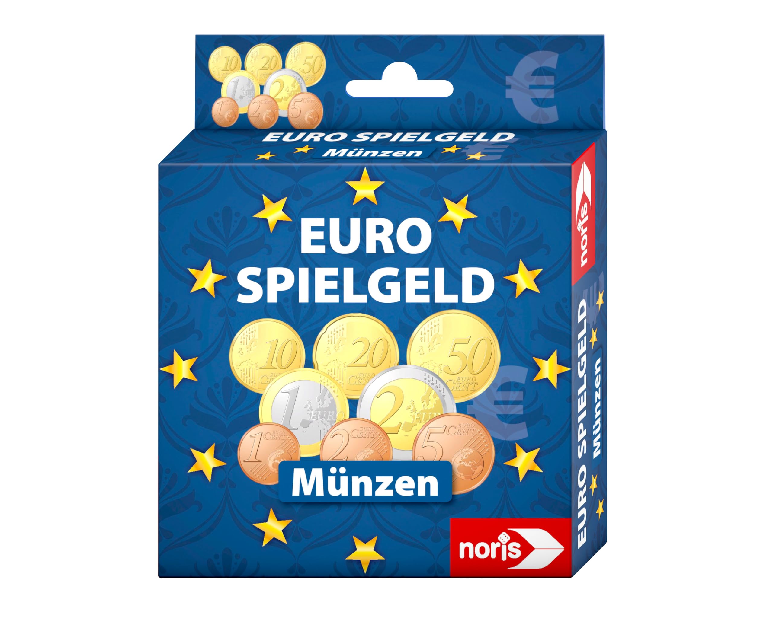 Noris Spiele 606521012 – Euro Play Money Coins