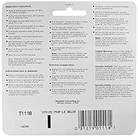 Vista 2 de Trimbrite T1118 1/8 cinta adhesiva color rojo