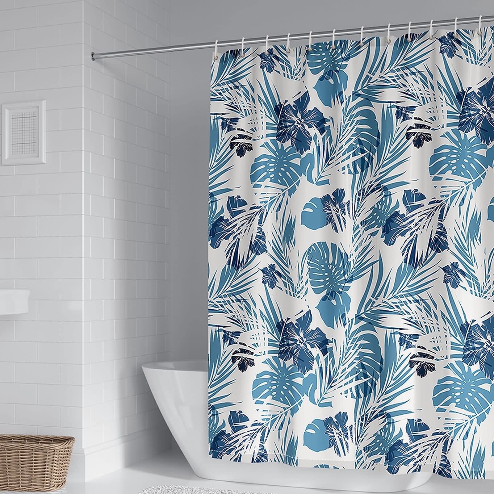 Rideau de douche anti-moisissure en polyester KnSam 165x200 cm lavable et étanche pour la douche