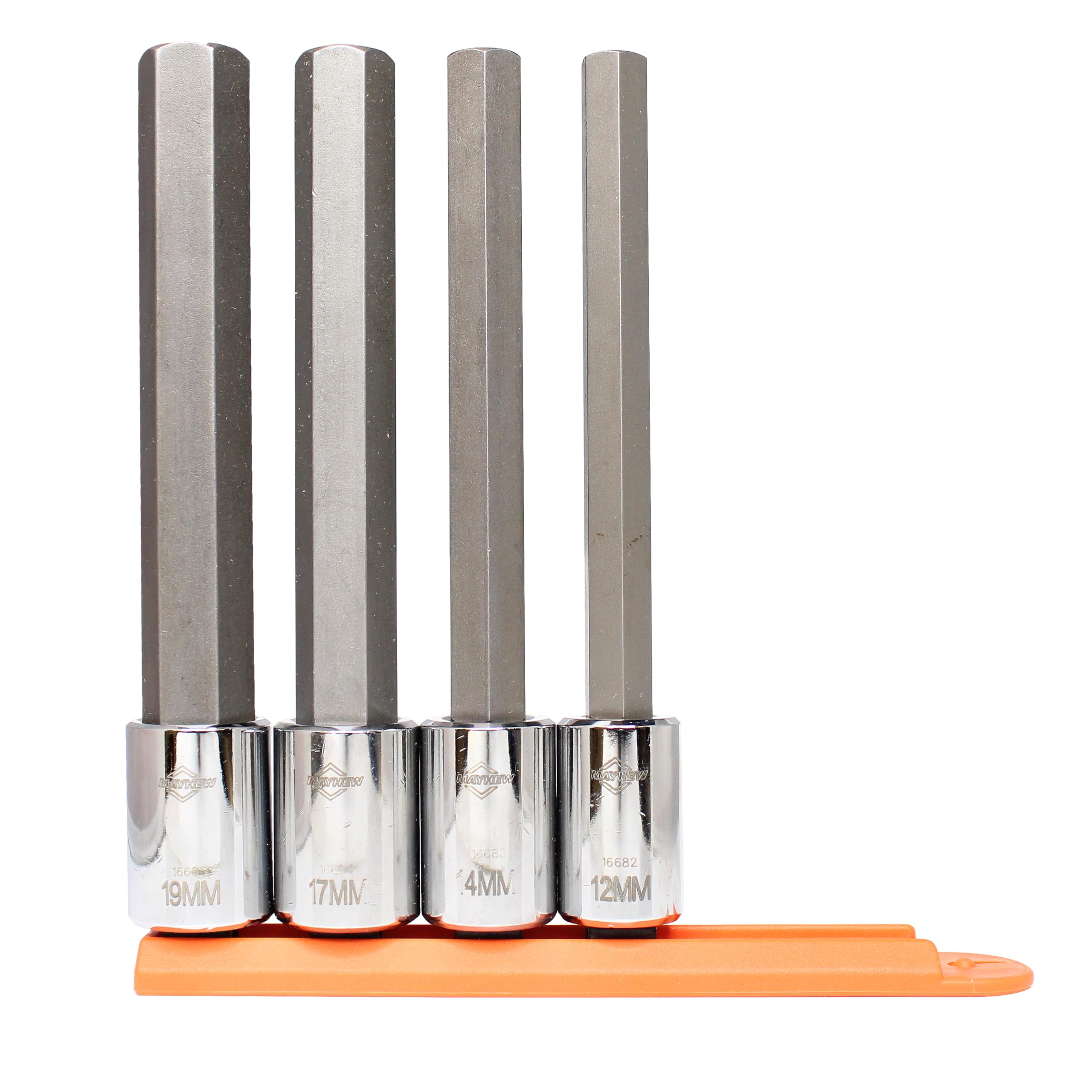 Mayhew Tools 16056 Juego de brocas hexagonales métricas resistentes, 4 piezas