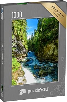 puzzleYOU Puzzle 1000 Pieces Schlucht Breitachklamm Bayern Germany - from the Allg u Puzzle Collection