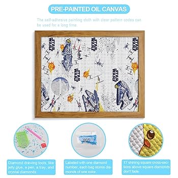 ダイアモンドアート引退品 Amazon | ダイヤモンドアート スターウォーズ 5Dダイヤモンド