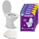 GoHygiene: XL Travel Pack of 4 Packs (40-Count) + 1 Free Pack (10-Count) ! - Disposable Toilet Seat Covers - New!