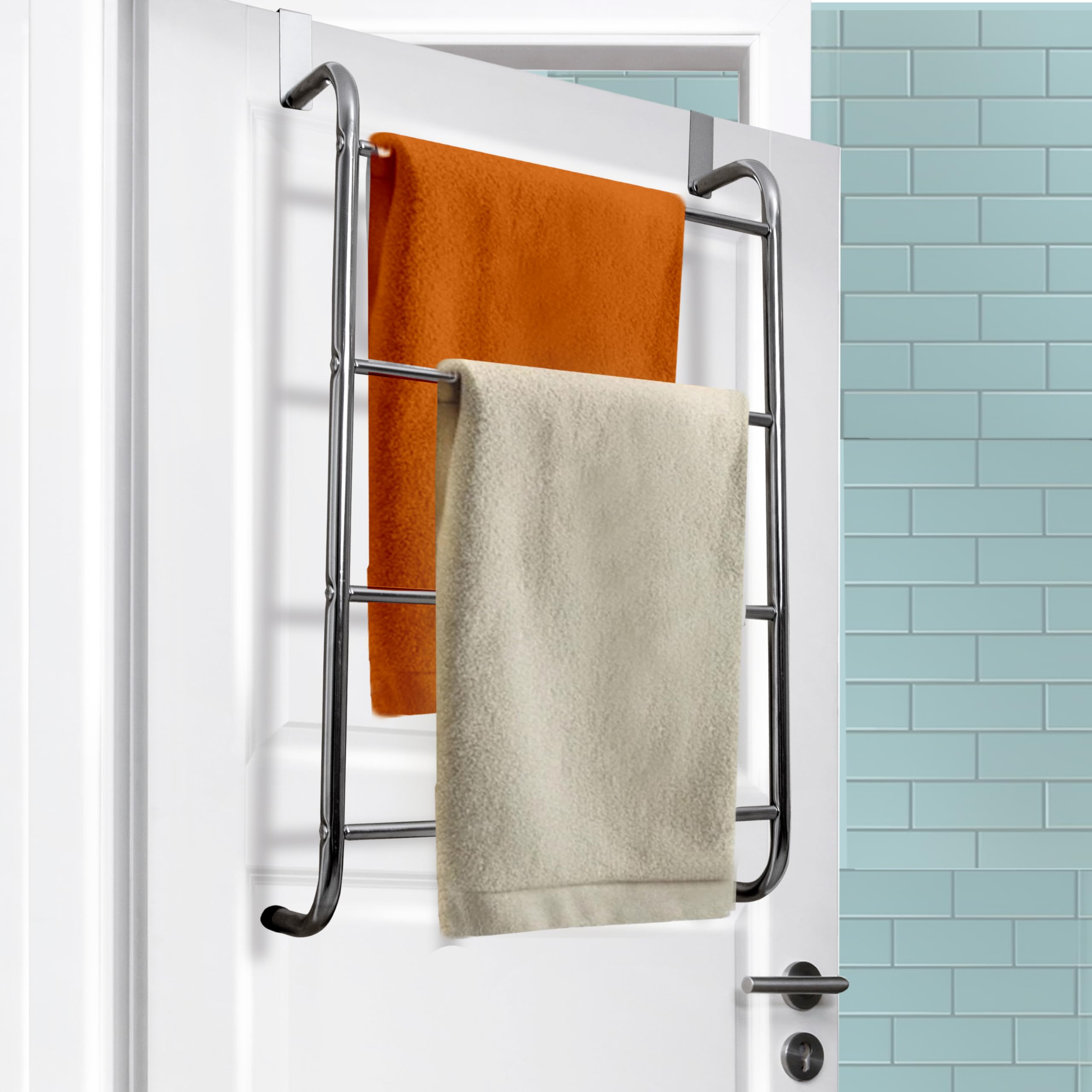 Knight Over Door Towel Rail With Towel Bar Hanging Desertcart