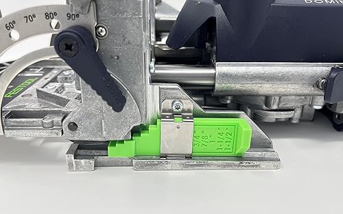 Miniatura 3 de Medidor de profundidad imperial de grosor para Festool Domino DF 500 - Cambio rápido - Medidas de pulgadas para madera dura y madera contrachapada