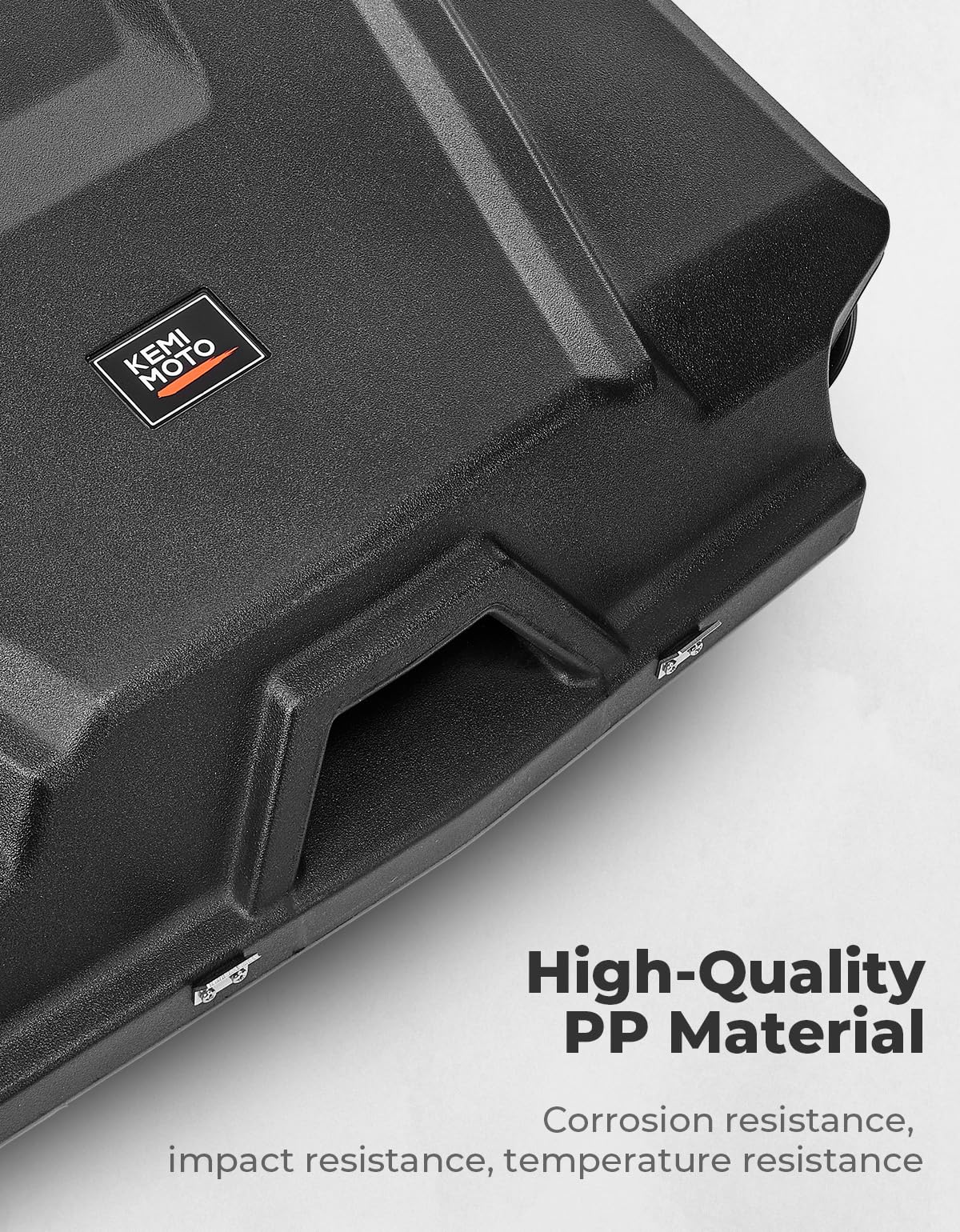KEMIMOTO Caja de cajuela XP 1000 2024/2025+ compatible con Polaris RZR XP 1000/4 1000 2024/2025+ material de polipropileno