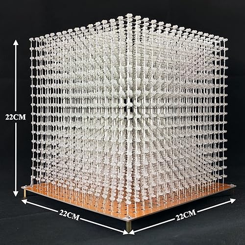 Miniatura 3 de Mini 3D Led Cube DIY Kit de Electrónica Kit de Proyecto de Soldadura (3D8MINI-MULTI-KIT)