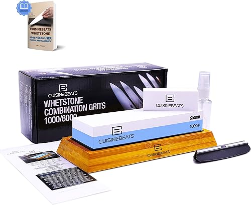 Miniatura 2 de Whetstone 10006000 - Juego de piedra afiladora de cuchillos de cocina 10006000 - Waterstone 10006000 - Piedra de agua - Piedra húmeda - Piedra de