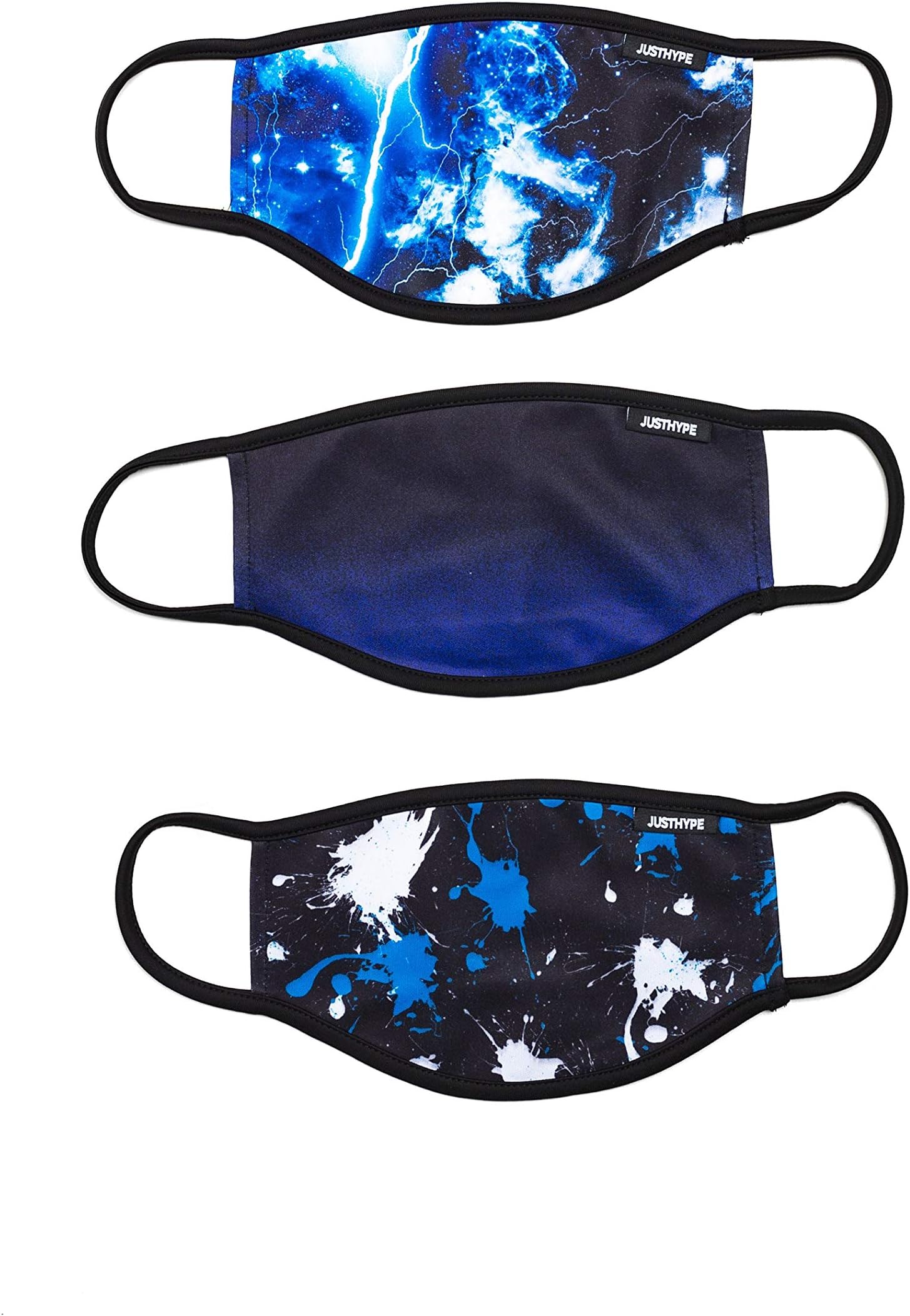 HYPE 3X ADULT SPLAT GALAXY FACE MASK SET Size: Adult Size