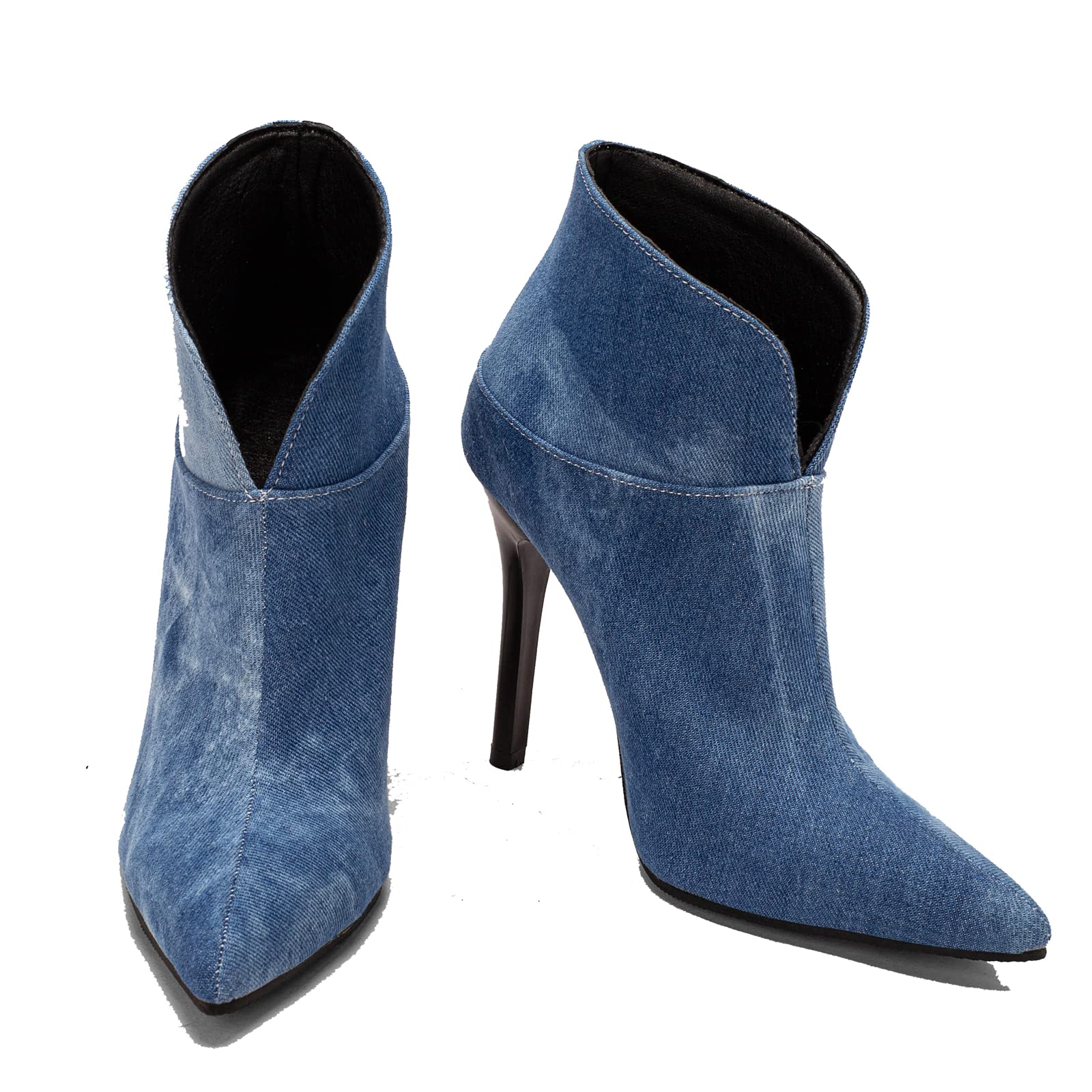 Damskie buty na czas wolny wsuwane szpilki koronka palce botki sukienka buty