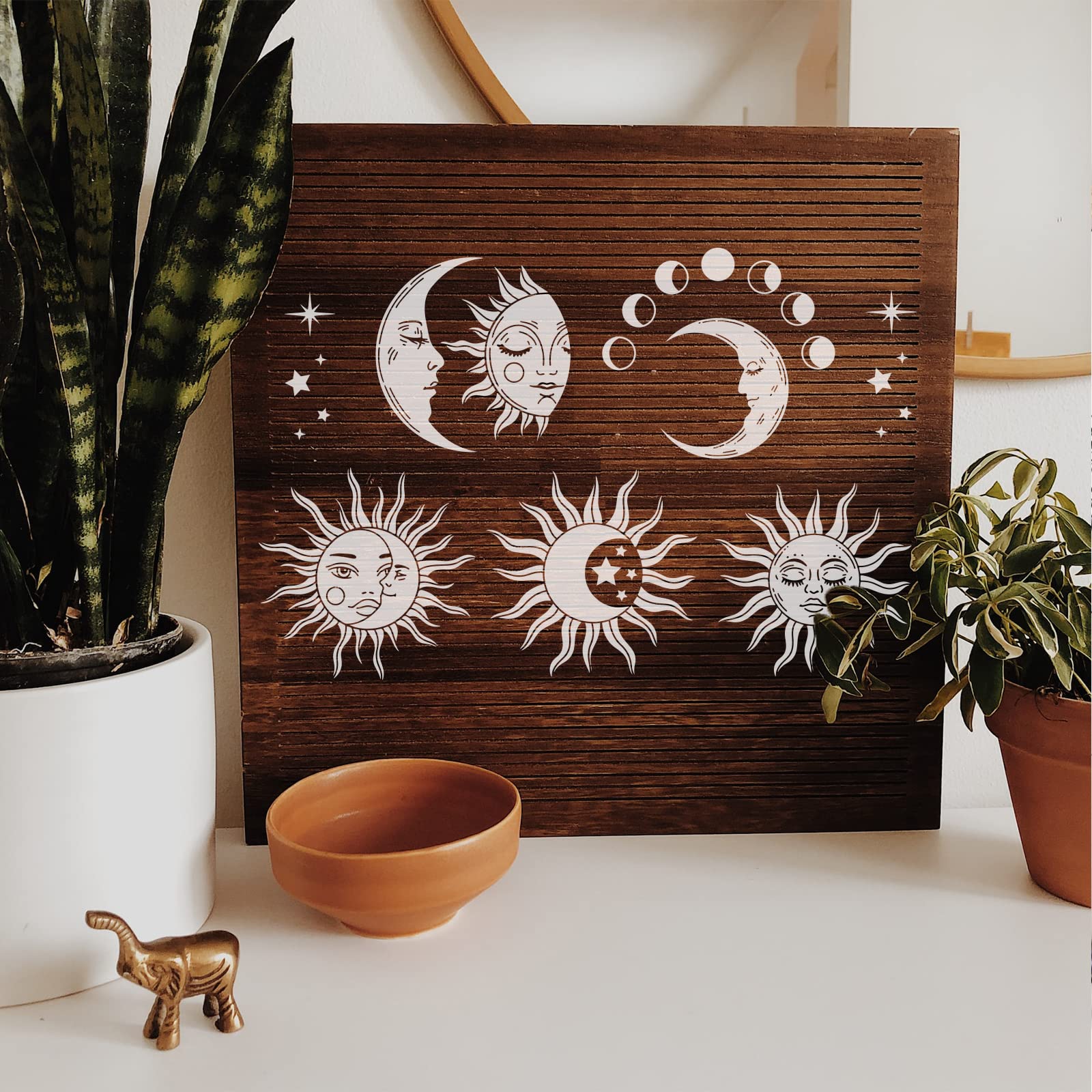 Stencil Autoadesivi Per Serigrafia - 2 Pezzi 22x28 Cm Motivo Insetti, Riutilizzabili Per Magliette E Tessuti - Foto 4