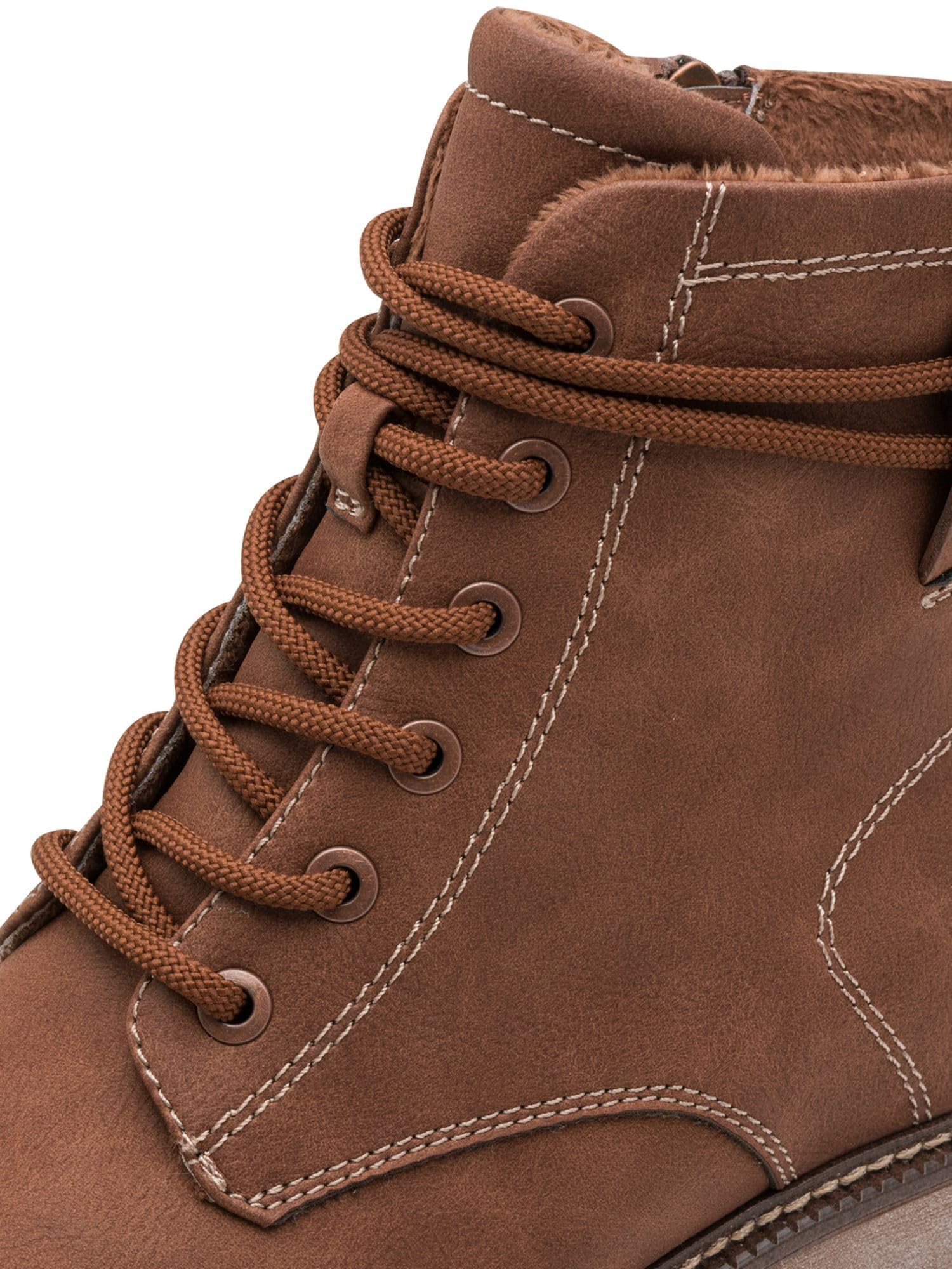 Tamaris Damen Lace Boot Flat 1-25262-45 Botas cortas al tobilloMujer