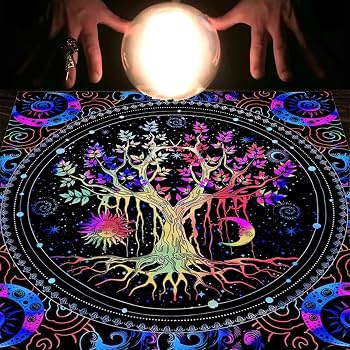 Forma quadrata Pendolo Divinazioni Mat Altare Tovaglia Gioco da