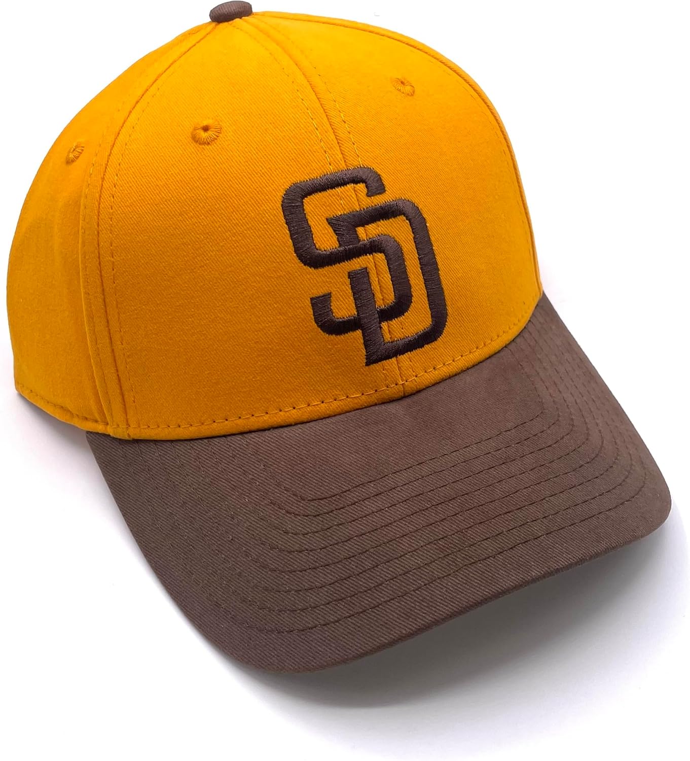 Officially Licensed San Diego MVP Two-Tone Baseball Hat Classic Team Logo Adjustable Embroidered Cap