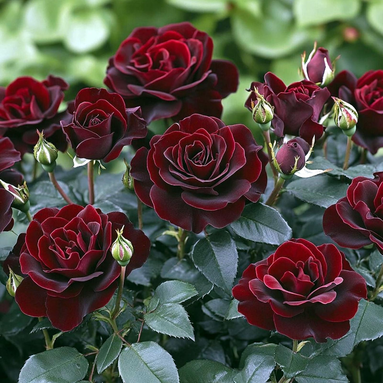 Rose Rhizome Flowers, Hardy Perennial, Garden Decoration, No Watering Required, Professional Planting, Suitable for Spring and Autumn-2 Rhizome-J