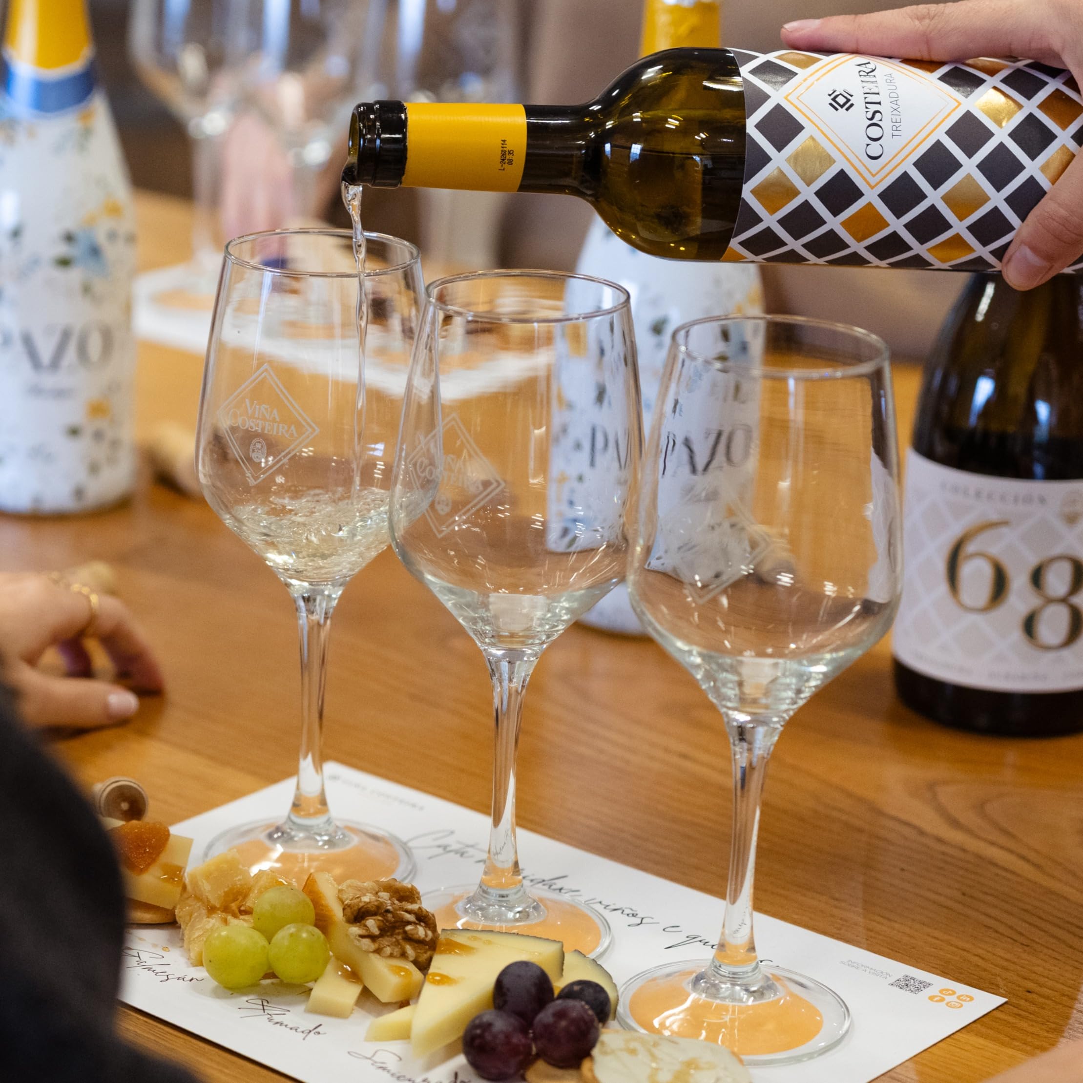 Costeira Treixadura - Vino Blanco D.O. Ribeiro - Caja de 6 Botellas de 75 cl - Vino Gallego