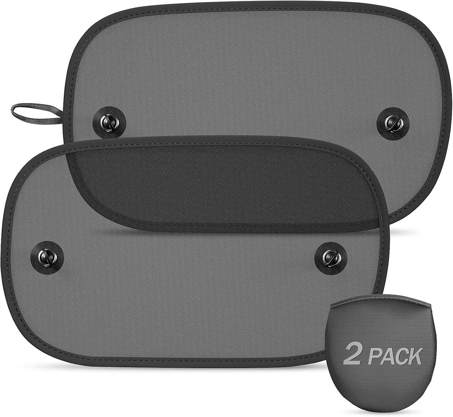 LSTRAGY Car Window Shades for Baby, 2 Pack Car Sun Shade