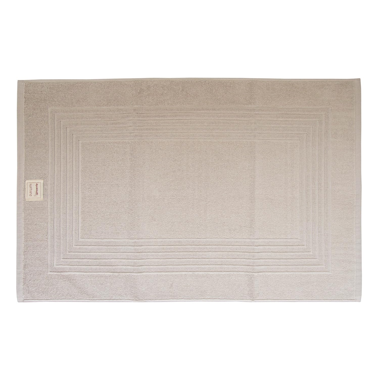 Tapis de bain Dyckhoff Nature beige en éponge 50x80 cm pour douche