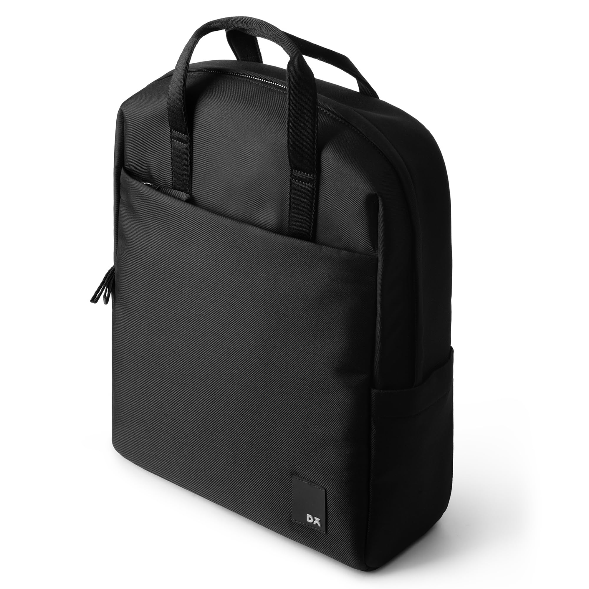DailyObjects Backpack Ultra Light Office/Travel Laptop Backpack for Men & Women with 15inch Compartment, Water-Repellent, MultiPocket, Bottle Holders with Trolley Strap Black — Amazon image 10
