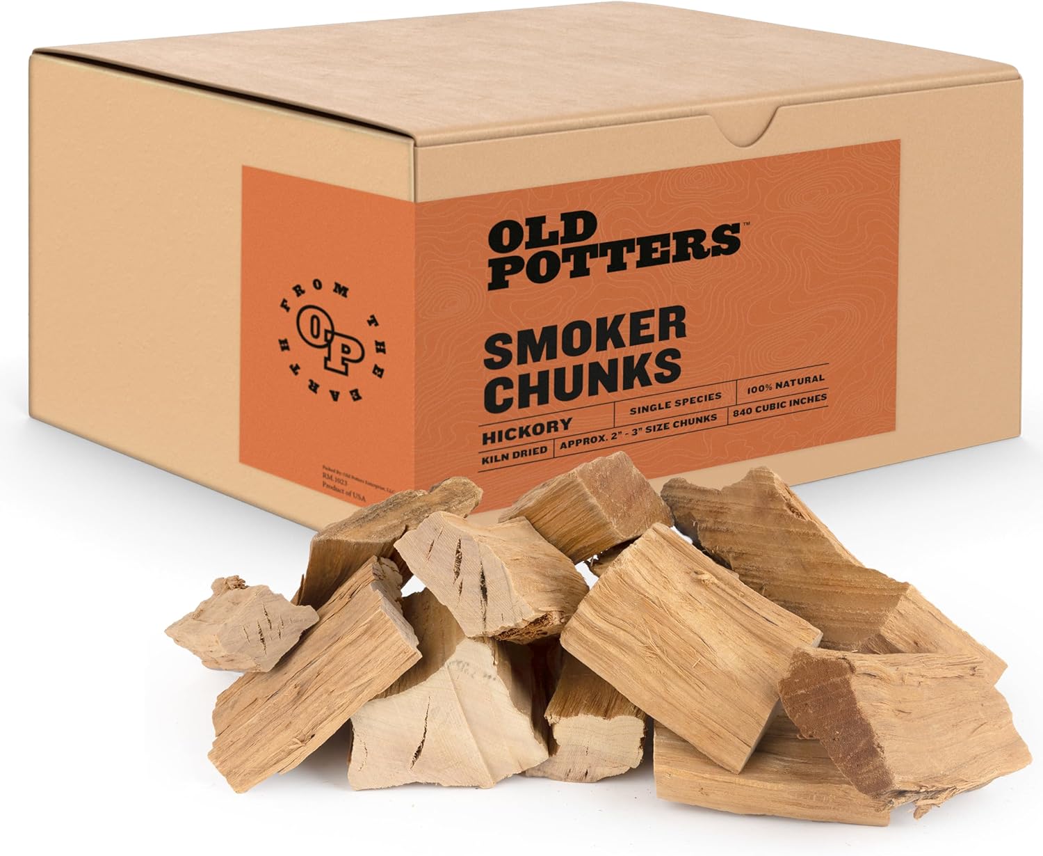 Old Potters Smoker Wood Chunks 13-16 lbs for Grilling