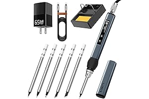 Smart Soldering Iron Kit: 8s Fast-Heating, Precision Temperature Control, OLED Display