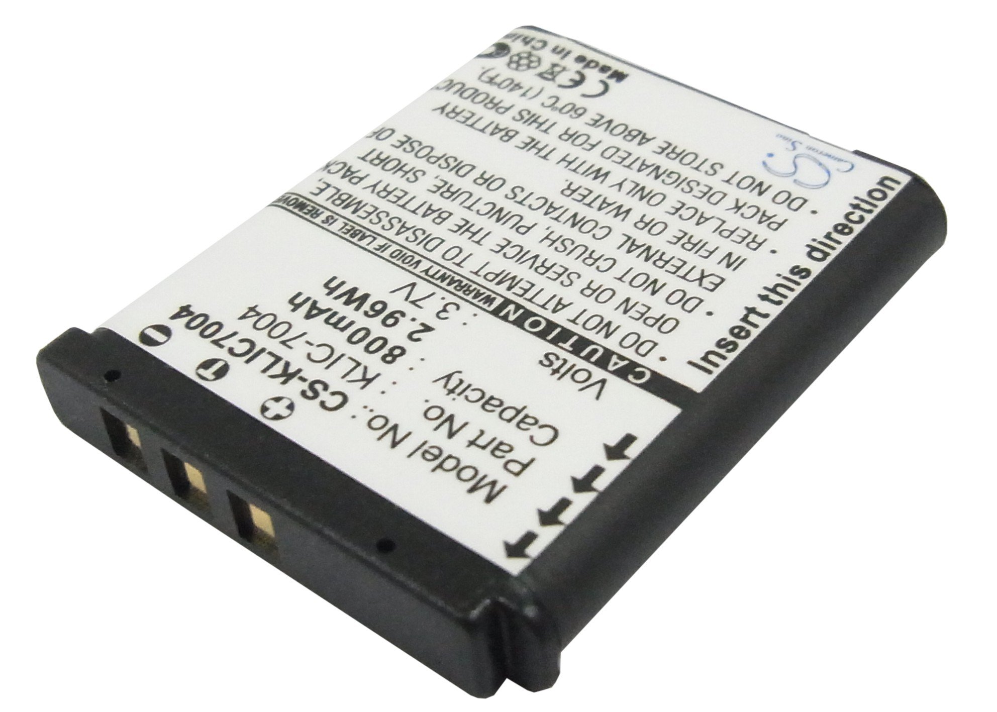 2x Batteria per Kodak Pocket-Camcorder Playsport Waterproof Zi8